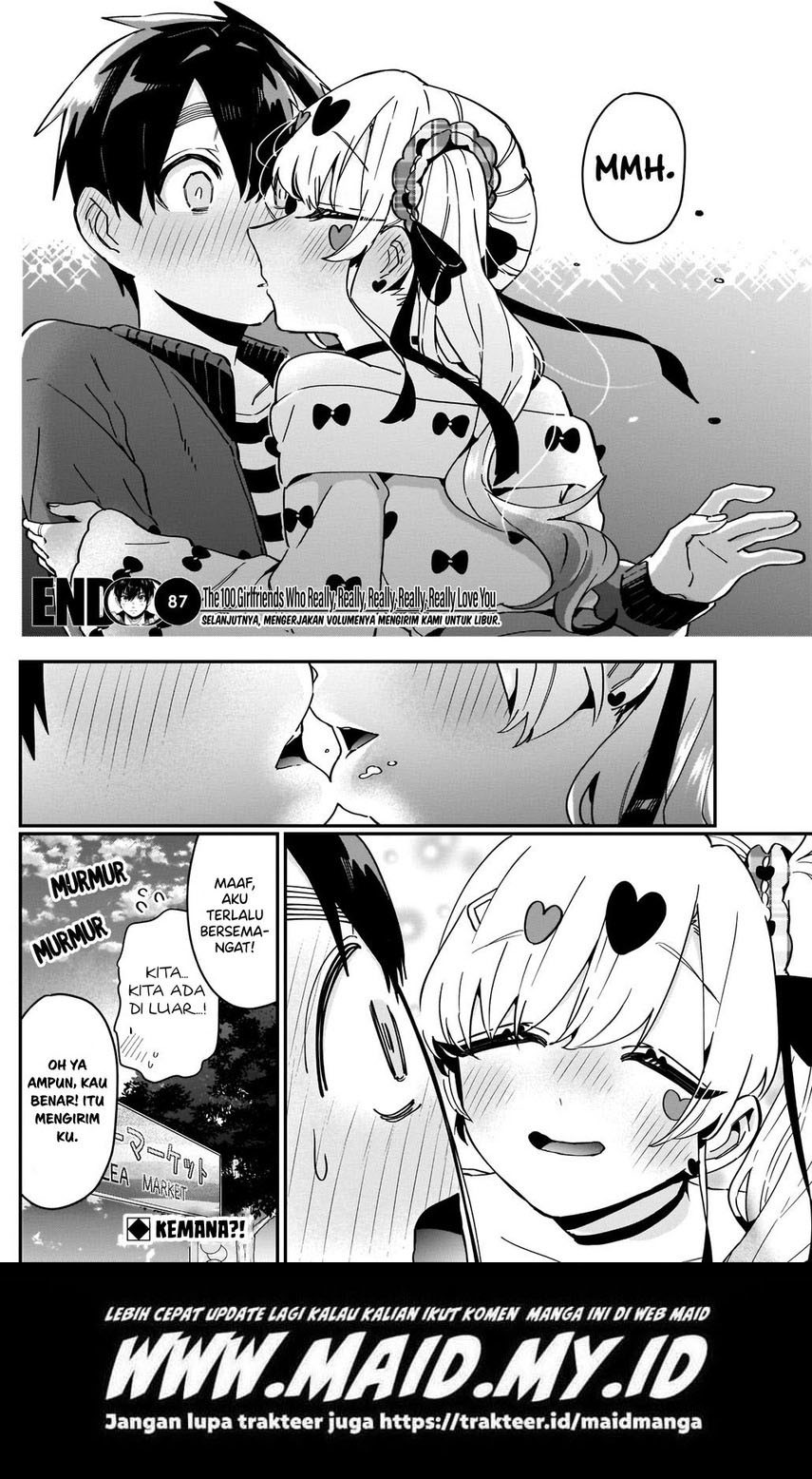 Kimi no Koto ga Dai Dai Dai Dai Daisuki na 100-ri no Kanojo chapter 87